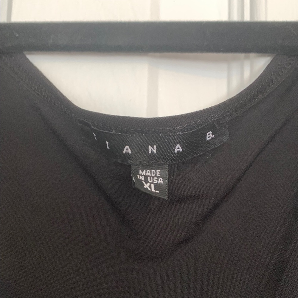 Colleen Lopez Black Short Sleeve Tee Dress